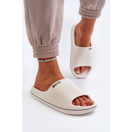 Big Star Women's Lightweight Slippers White Cene