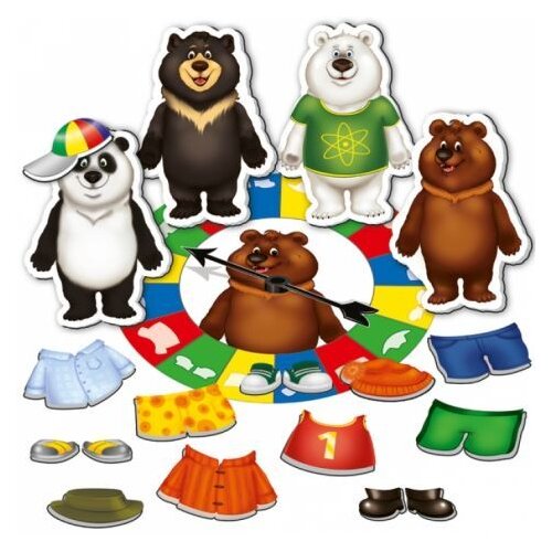 Roter Kafer magnetska igra - Dress a bear up Slike