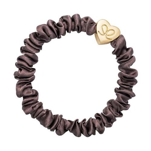 By Eloise London Skinny Silk Scrunchie Gold Heart narukvica / gumica za kosu Cijene