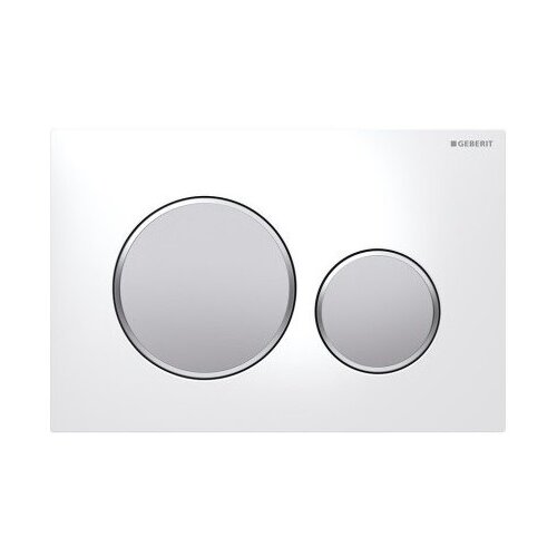 Geberit Aktivirna tipka za dvokoličinsko splakovanje Sigma20 (mat črna/lakirano) (115.882.14.1) Slike