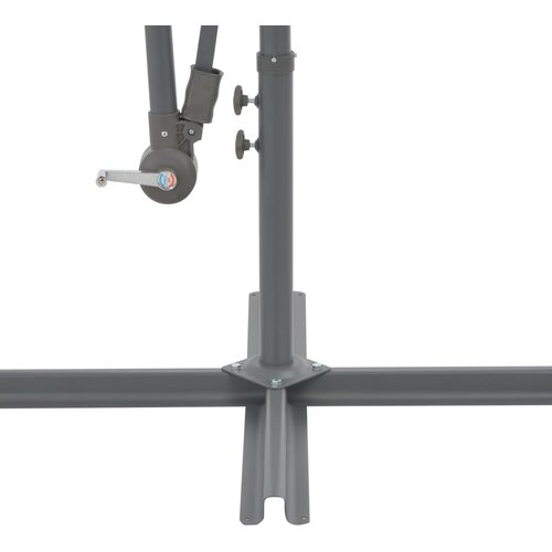  Konzolni vrtni suncobran s aluminijskim stupom 300 cm plavi Slike