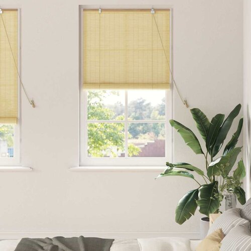 vidaXL Zavese in rolete z zavesami Naravna 80 x 220 cm Bambus Cene