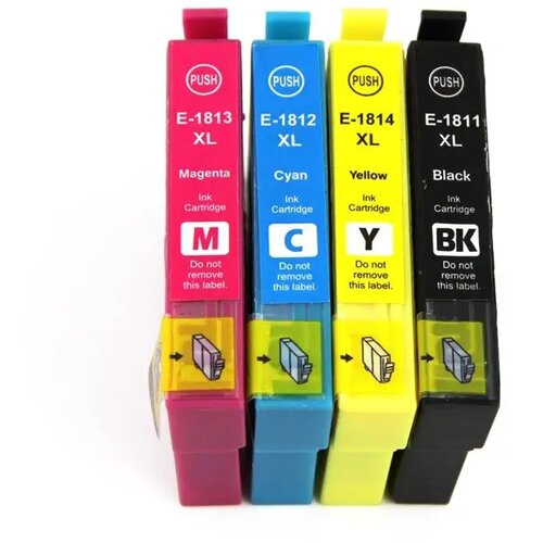 Toner123 Komplet Epson 18XL / C13T18164010 kompatibilne kartu&amp;scaron;e (4) - črna, cyan, magenta, rumena, (20416676) Slike