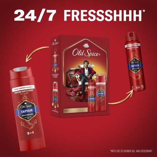 Old Spice Captain Gentleman Set darilni set za mo&amp;scaron;ke Slike