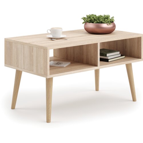 Kobi Furniture Klubska mizica Sandi, skandinavski stil, barva hrast sonoma, (20625980) Cene