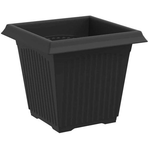  Kvadratna saksija za cvijeće 24 pcs Crna 16 x 16 x 14 cm - Crna 16 x 16 x 14 cm 24 Slike