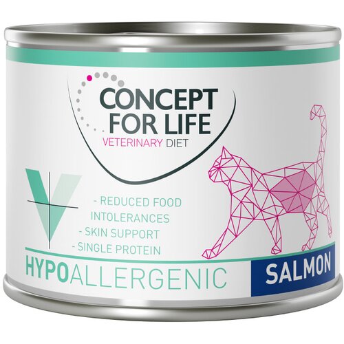 Concept for Life Ekonomično pakiranje Veterinary Diet 24 x 200 g /185 g - Hypoallergenic losos 24 x 185 g Cijene