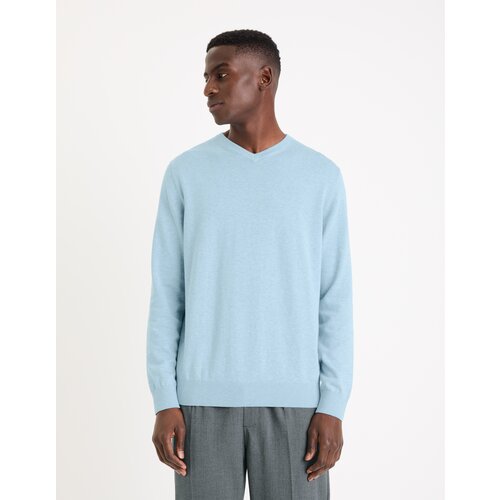 Celio Cotton Sweater Decotonv - Mens Cijene