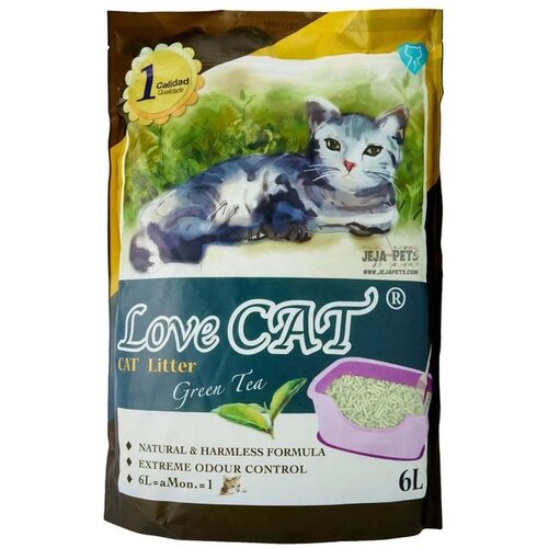 love tofu love cat biorazgradivi posip od bambusa i soje, 6L Cene