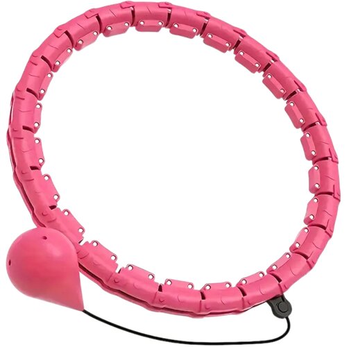 Solfit Hula hop za vadbo, Hulahop obroč z utežmi, Vrtenje uteži, Prilagodljiva velikost pasu (Roza) | SPINSLIM, (21297513) Cene