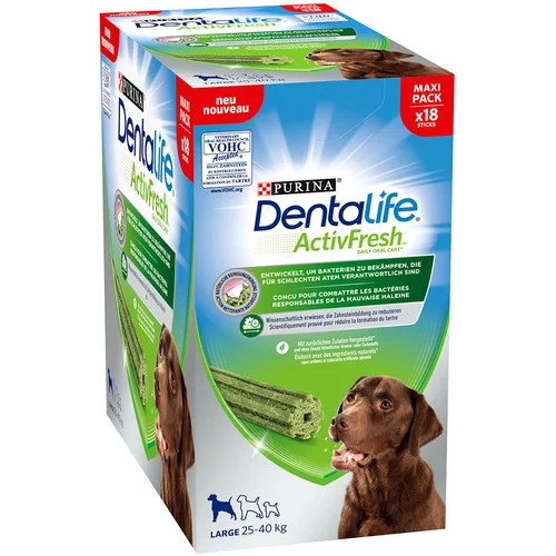 Dentalife Purina Active Fresh dnevni priboljški za nego zob za velike pse - 18 palčk