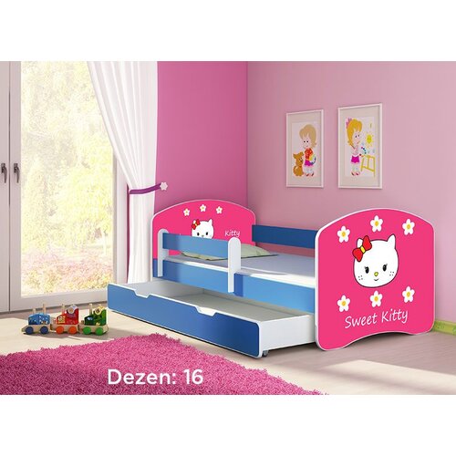 ACMA dečiji krevet ii 180x80 f + dušek 6 cm BLUE16 Cene