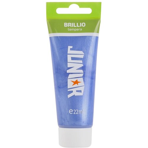Junior Brillio metallic, tempera 22ml -    Plava Cene