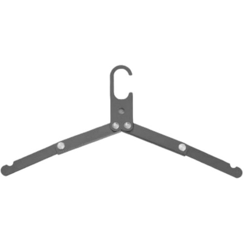 INF Prenosni zložljivi obe&scaron;alnik iz aluminijeve zlitine - potovalni obe&scaron;alnik Black, (5000246445) Cene