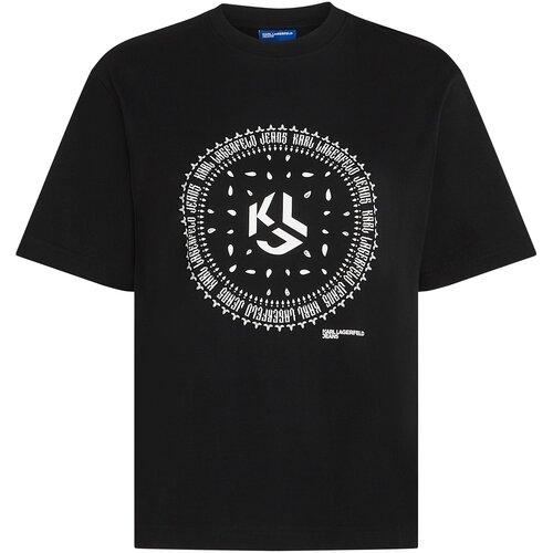 Karl Lagerfeld jeans Majica crna / bijela Slike