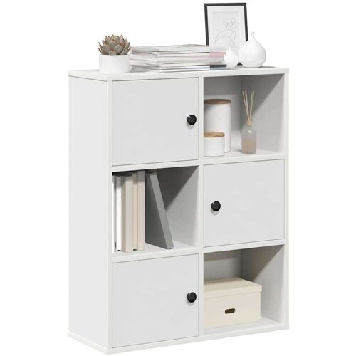 vidaXL Knjižna omara bela 60x24x76,5 cm inženirski les Cene