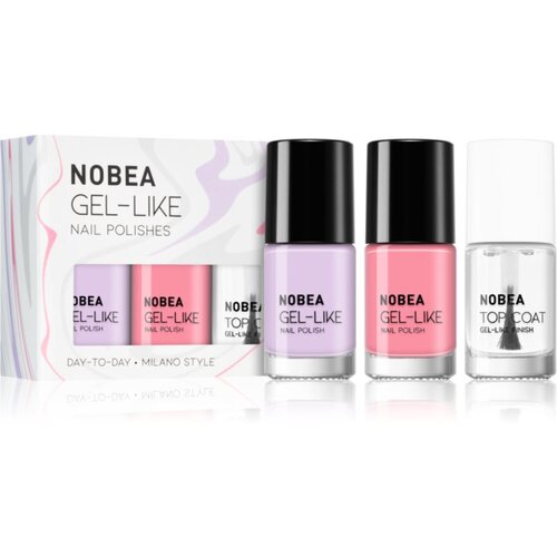 NOBEA Day-to-Day Vienna Calmness Set set lakov za nohte 3x6 ml Slike