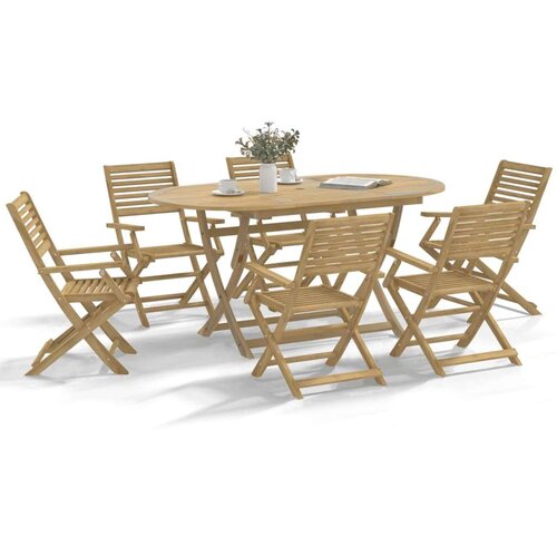  Zložljivi vrtni stoli 8 kosov 54,5x61,5x86,5 cm trdna akacija Cene