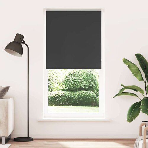 vidaXL Rolo zavjesa Blackout Black 115x230 cm Širina tkanine 110,7 cm Cijene