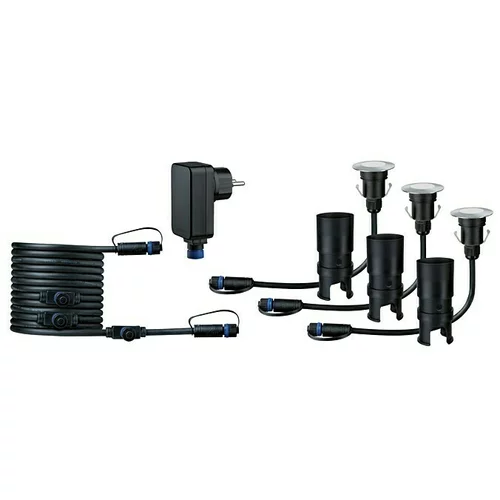 PAULMANN Plug & Shine Osnovni set (3 x 2,5 W, 24 V, IP65, Visina: 90 mm, 3.000 K)