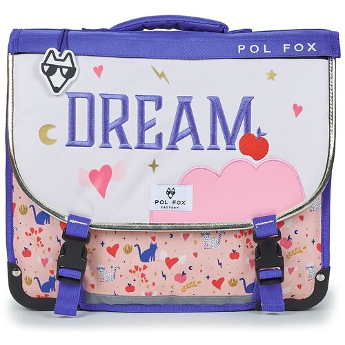Pol Fox &amp;Scaron;olska torba CARTABLE DREAM 38 CM Rožnata Slike