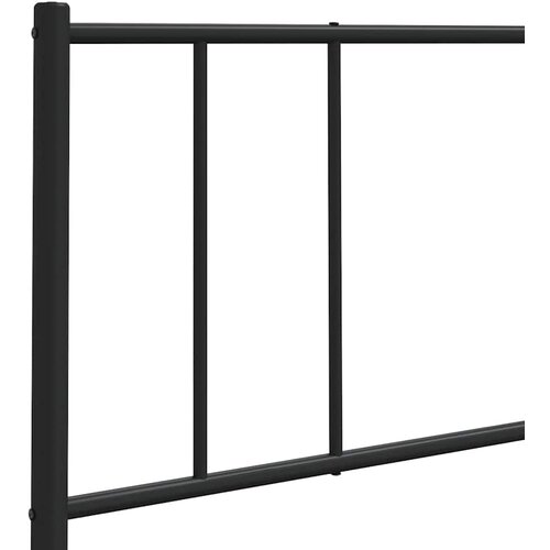  Metalno zamjensko uzglavlje crno 140 cm Slike