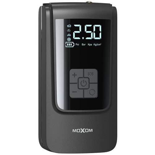 Multifunkcionalna pumpa sa power bankom moxom MX-AC01/ crna Slike