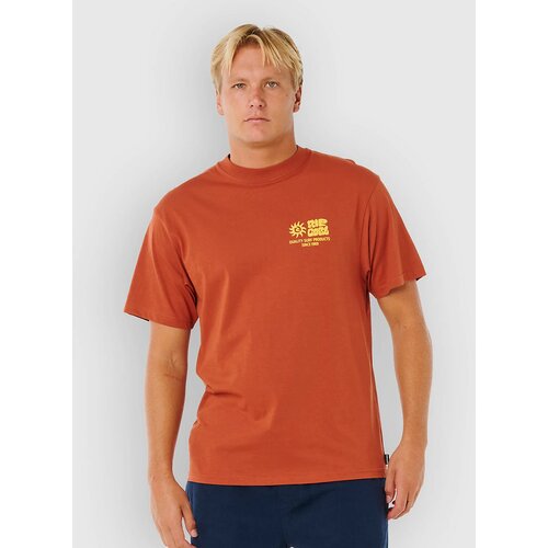 Rip Curl Pacific Rinse Glass Off T-shirt baked clay Cene