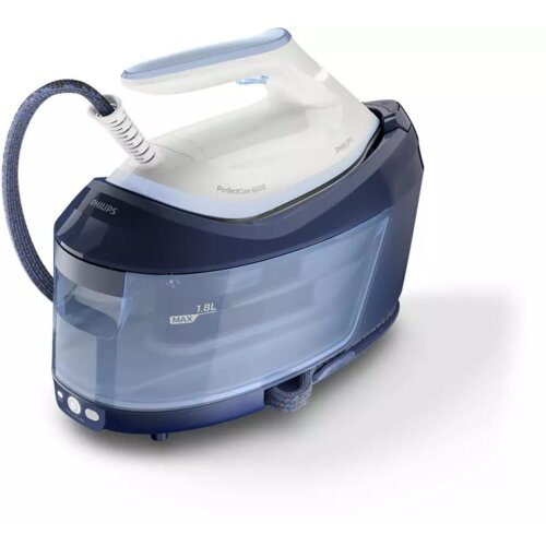 Philips 6000 series PSG6026/20 postaja za likanje na pari 2400 W 1,8 L SteamGlide Plus podnica likalnika Modra, Bela Cene