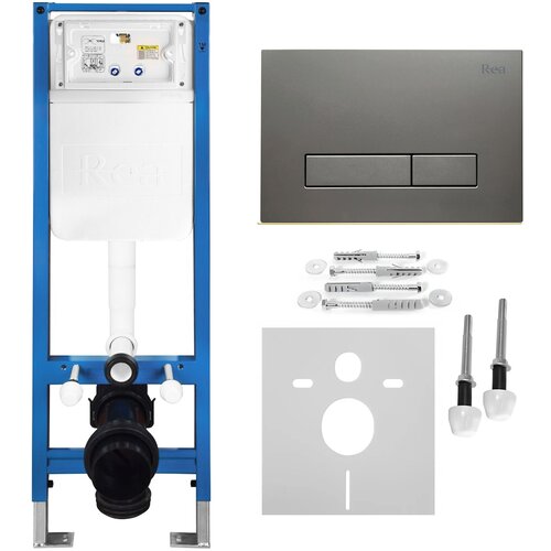 Rea Podometni Set za WC Slim 024N z Gumbom HD Titan Cene