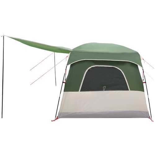  Obiteljski &amp;scaron;ator s krovom Zelena 380 x 260 x 190 cm Poliester Slike