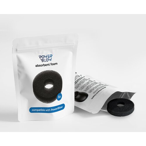 KIIROO Powerblow Absorbent Foam Black 5 pack Cijene