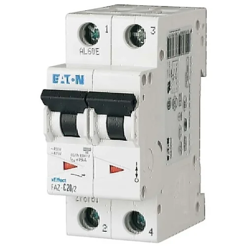 Eaton 278754 FAZ-C6/2 zaštitna sklopka za vodove 6 A 400 V/AC