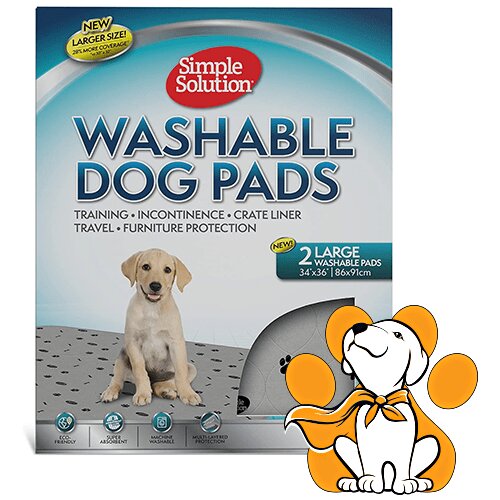 Simple Solution washable Dog Pads, Periva Podloga Za Pse - 2 Komada, 86x91cm Cene