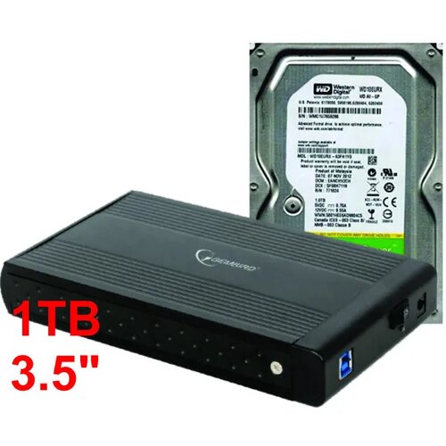  HDD 3.5 * 1TB SET USB 3.0 SATA eksterno kuciste + 1TB WD10EURX WD/ EE3-U3S-3 (3999) Cene