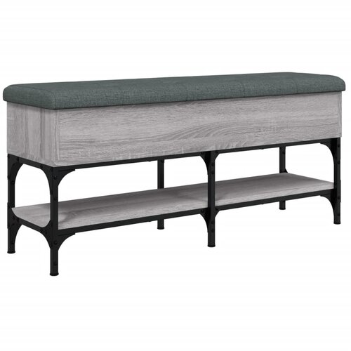 Maison Chic Klop za čevlje - Sedež za čevlje siva sonoma 102x32x45 cm inženirski les, (21776642) Slike