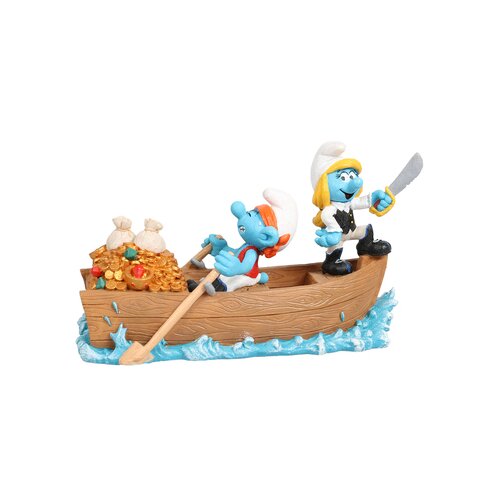 Duvo Smurfs On Water Pirates Dekoracija za akvarijum, 18.7x8.2x10.8cm Slike