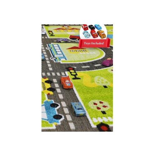Conceptum Hypnose tepih u zelenoj boji za decu trafik 100 x 200 (952CCL2448) Slike