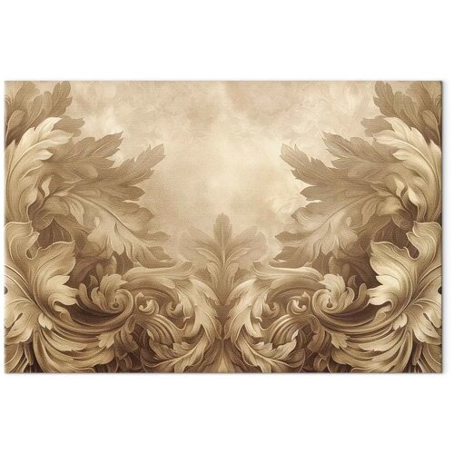  Slika - Carved Baroque Ornaments Rich Composition in Sepia Colors 30x20 Standard Slike