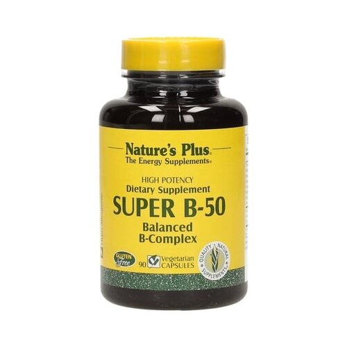 Nature&amp;#039;s Plus super-B-50 - 90 veg. kapsul Slike