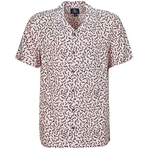 Volcom Srajce s kratkimi rokavi ASPHALT BEACH SS Bež Slike
