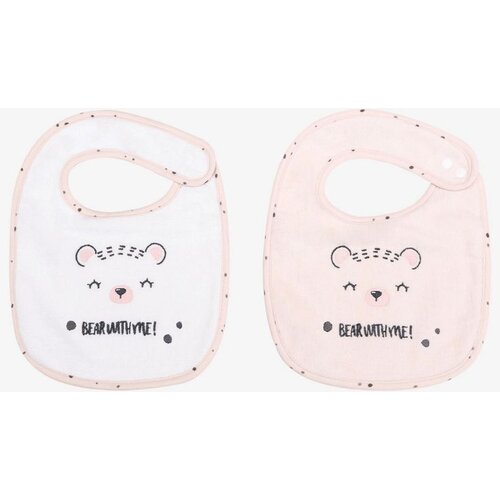 Kikka Boo Portikle od frotira set 2 kom Bear with Me Pink Slike