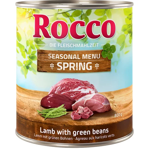 Rocco spomladanski meni jagnjetina z zelenim fižolom - 6 x 800 g
