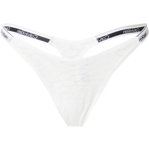 Calvin Klein Underwear Tanga gaćice siva / crna / bijela