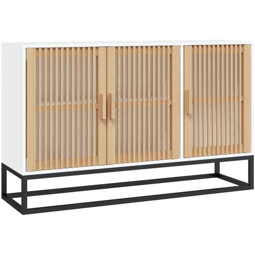 Maison Chic Komoda - Predalnik bela 105x30x65 cm inženirski les, (21716429) Slike