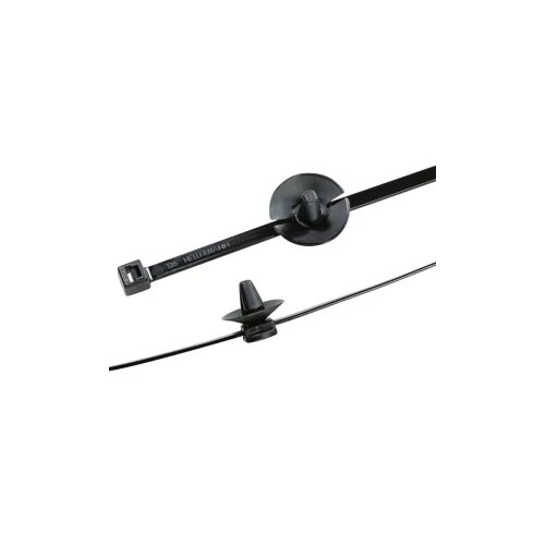 Hellermann Tyton 156-01698 vezice 150 mm 4.60 mm crna s ekspanzijskim sidrom i pločom 1 st. Cijene