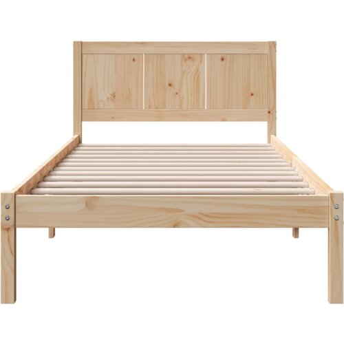  Krevet od borovine Prirodni Masivno drvo 80 x 200 cm Izdržljiv Slike