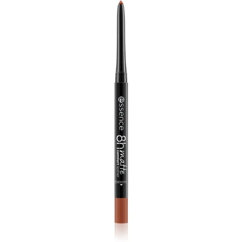 Essence 8h Matte Comfort mat olovka za usne sa šiljilom nijansa 17 Must Have Brown 0,3 g