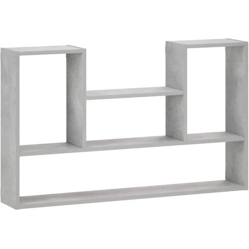  Zidna polica Betonska siva 100 x 17 x 60 cm Konstruirano drvo - Betonska siva Slike