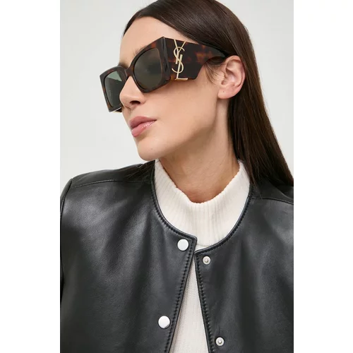 Saint Laurent Sunčane naočale za žene, boja: crna